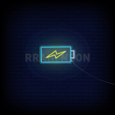 Battery Charging | RRAHI NEON FLEX LED SIGN