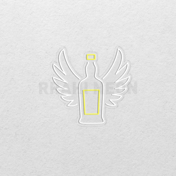 Bottle Wings Icon | RRAHI NEON FLEX LED SIGN