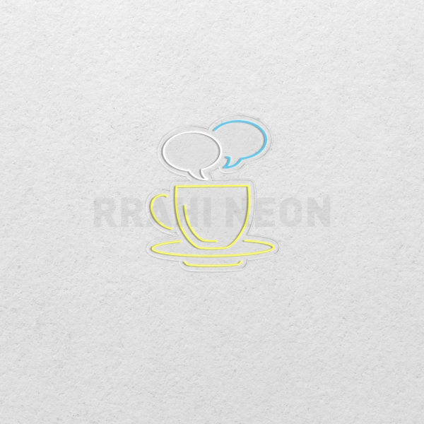 Tea Cup Chat | RRAHI NEON FLEX LED SIGN