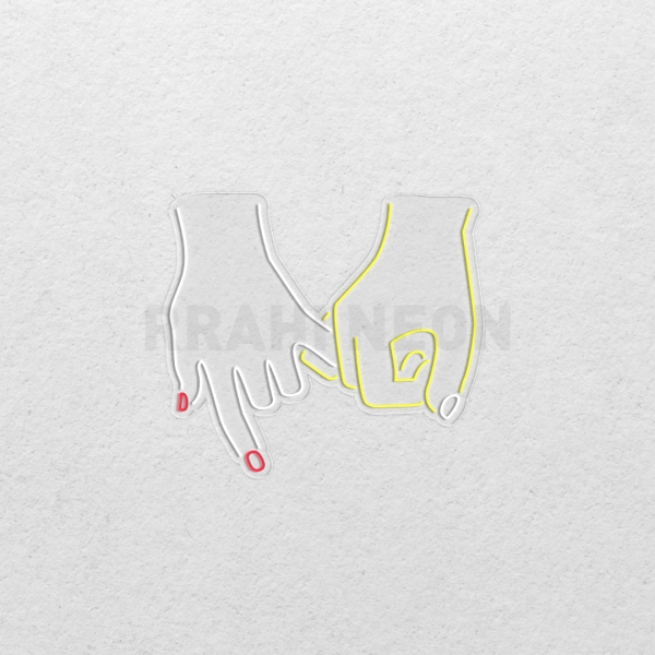 Holding Hands | RRAHI NEON FLEX LED SIGN