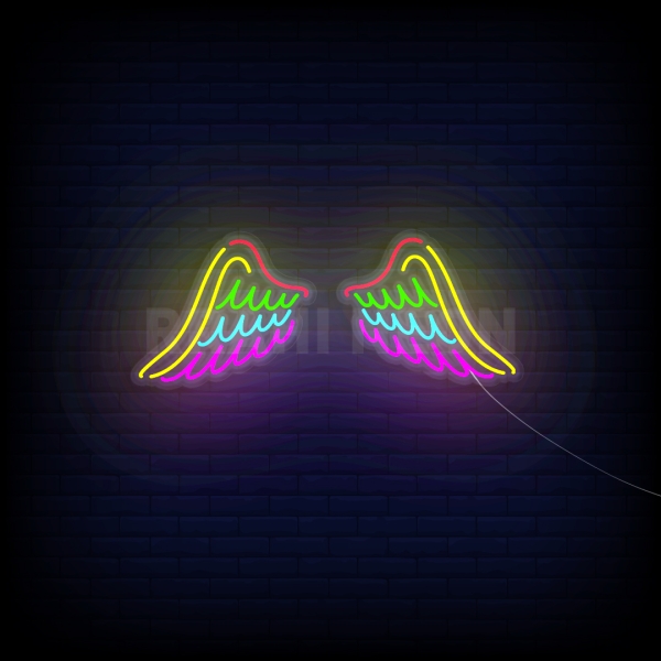 Colorful Wings | RRAHI NEON FLEX LED SIGN