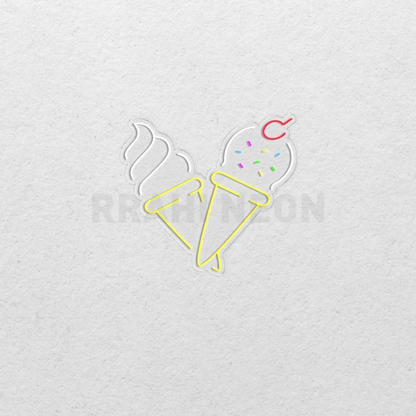 Ice Cream Cone | RRAHI NEON FLEX LED SIGN