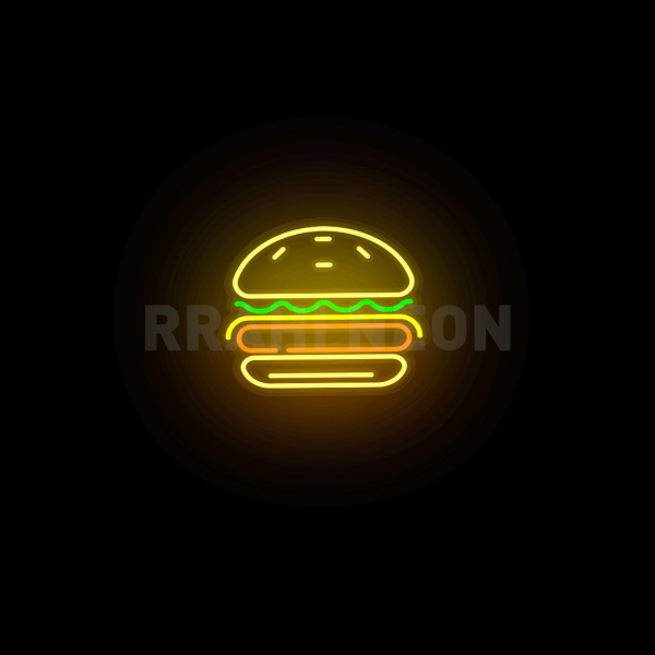 Burger Icon | RRAHI NEON FLEX LED SIGN