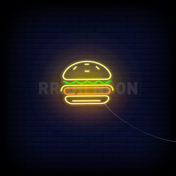 Burger Icon | RRAHI NEON FLEX LED SIGN