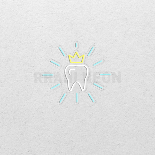 Dental Crown Symbol | RRAHI NEON FLEX LED SIGN