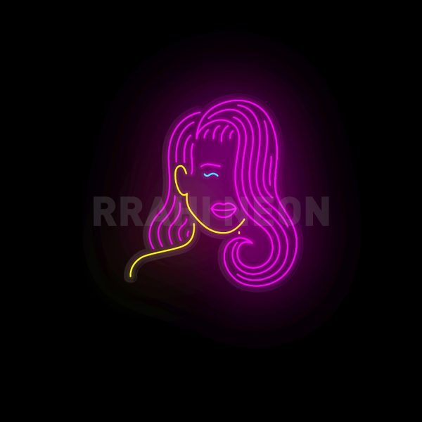 Beautiful Lady Icon | RRAHI NEON FLEX LED SIGN