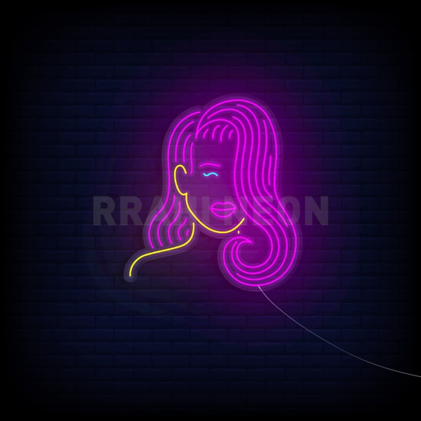 Beautiful Lady Icon | RRAHI NEON FLEX LED SIGN