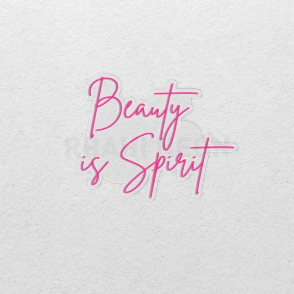 Beauty is Spirit | RRAHI NEON Flex Led Sign