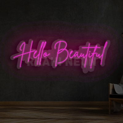hellow beautiful | RRAHI NEON Flex Led Sign