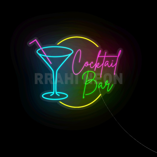 Cocktail Bar | RRAHI NEON Flex Led Sign