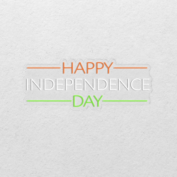 Happy Independence Day | RRAHI NEON Flex Led Sign