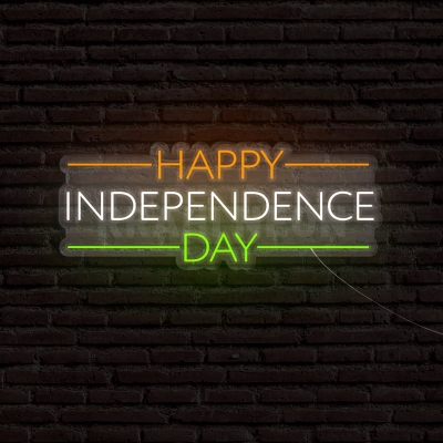 Happy Independence Day | RRAHI NEON Flex Led Sign