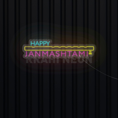 Happy Janmashtami | RRAHI NEON Flex Led Sign