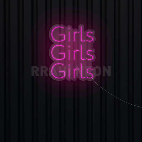 Girls Girls Girls | RRAHI NEON Flex Led Sign