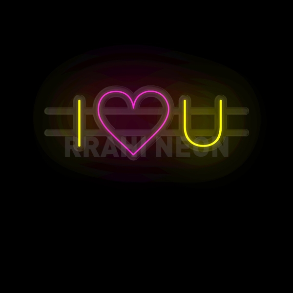 I love you | RRAHI NEON Flex Led Sign