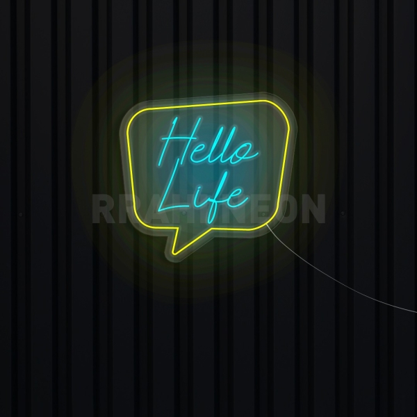 Hello Life | RRAHI NEON Flex Led Sign