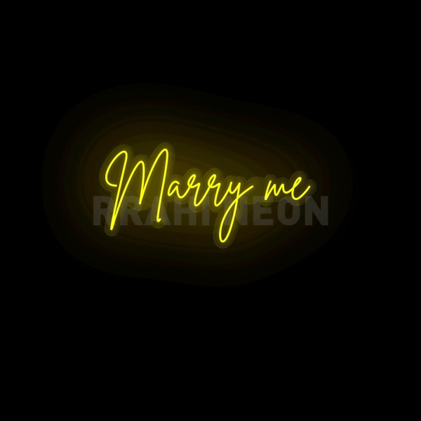Marry Me | RRAHI NEON Flex Led Sign