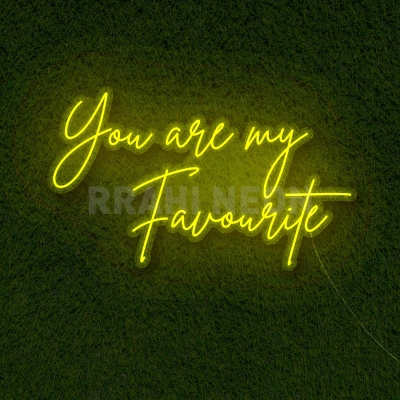 You are my Favourite | RRAHI NEON Flex Led Sign