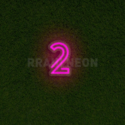 Number 2 | RRAHI NEON Flex Led Sign