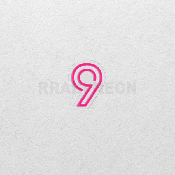 Number 9 | RRAHI NEON Flex Led Sign