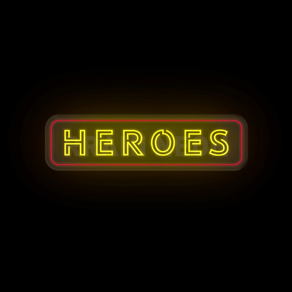 Heroes | RRAHI NEON Flex Led Sign