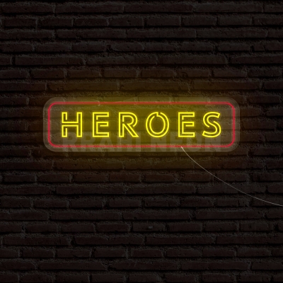 Heroes | RRAHI NEON Flex Led Sign