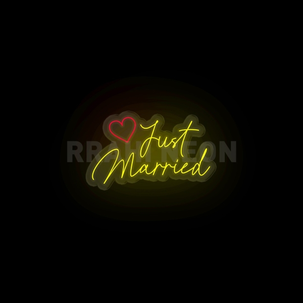 Just Married | RRAHI NEON Flex Led Sign