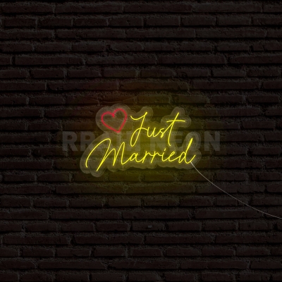 Just Married | RRAHI NEON Flex Led Sign