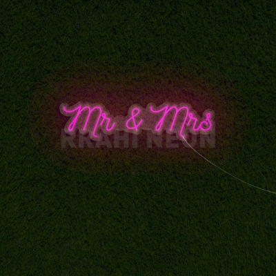 Mr & Mrs | RRAHI NEON Flex Led Sign